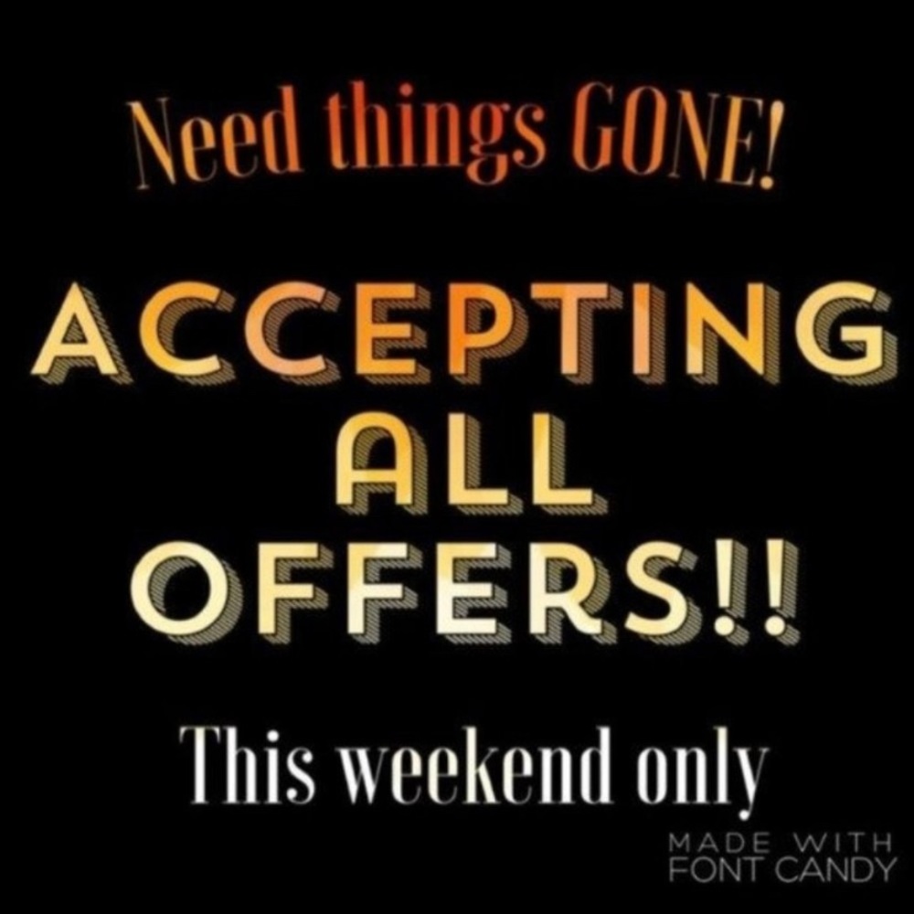 Accepting all responsible offers !!! Make offers❤️